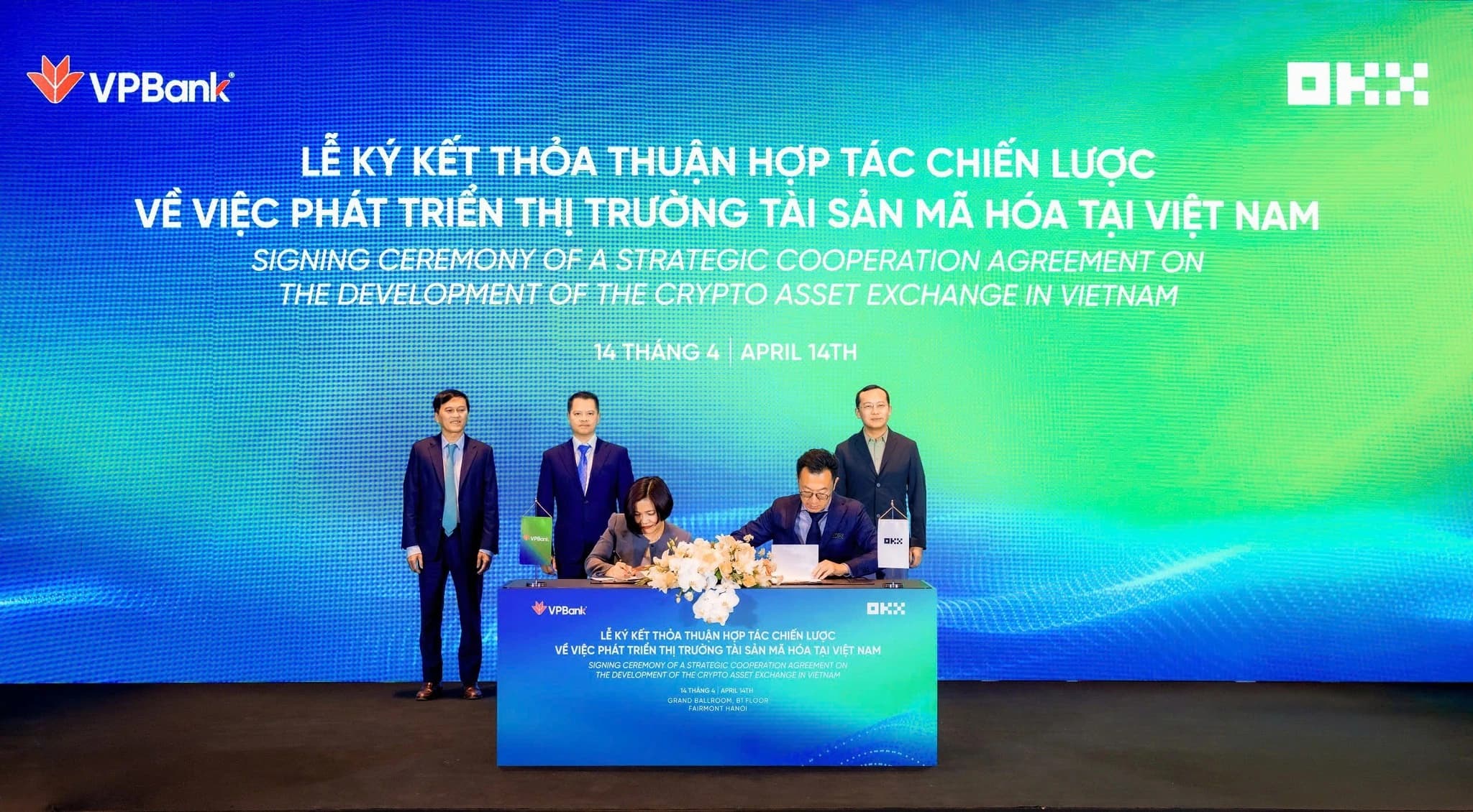 OKX và VPBank ký thỏa thuận hợp tác chiến lược — OKX Ventures góp vốn vào CAEX